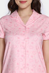 Zivame Sweetheart Diaries Knit Poly Pyjama Set - Rose Shadow — thumbnail 5
